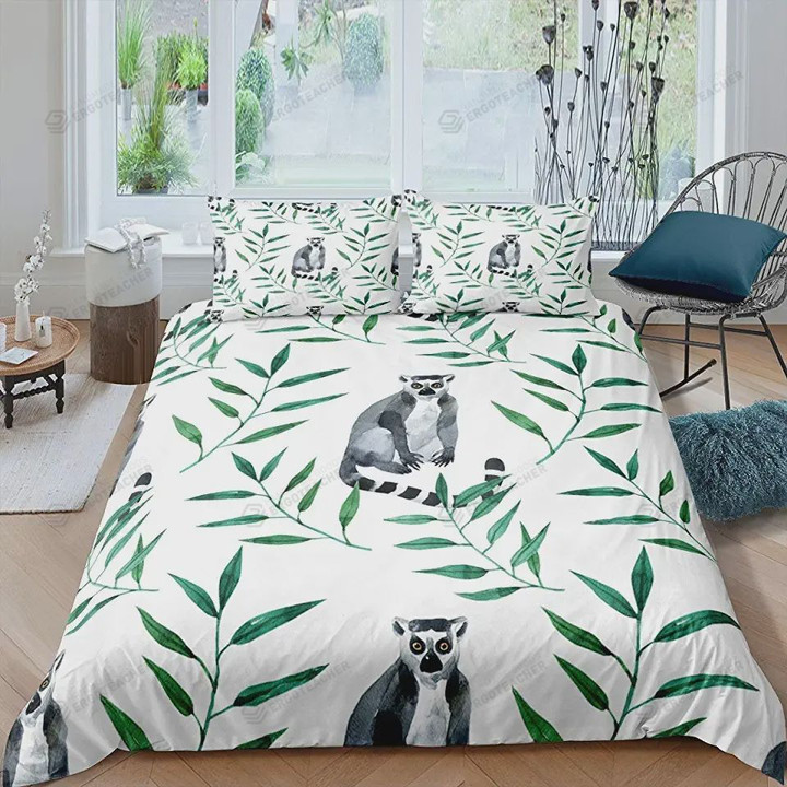 Lovely Lemur Pattern Bed Sheets Duvet Cover Bedding Sets