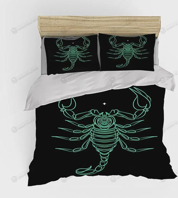 Scorpion Print Bed Sheets Duvet Cover Bedding Sets