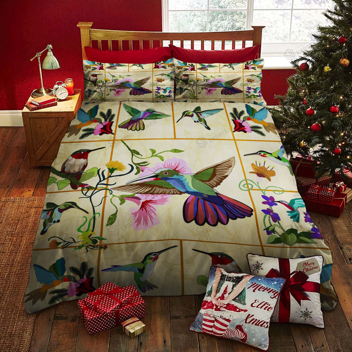 Humming Birds Bed Sheets Duvet Cover Bedding Set Great Gifts For Birthday Christmas Thanksgiving