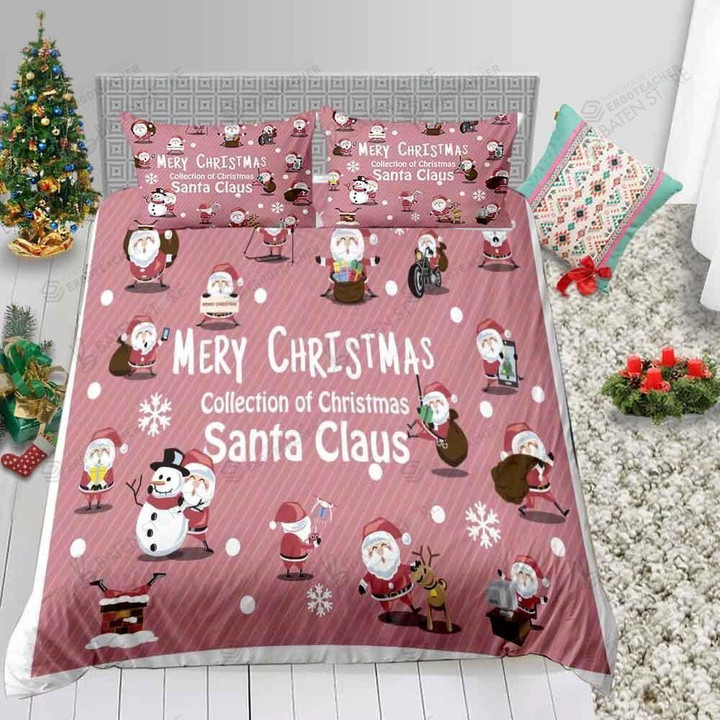 Merry Christmas Santa Gifts Bed Sheets Duvet Cover Bedding Set Great Gifts For Birthday Christmas Thanksgiving