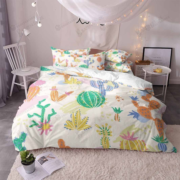 Cactus Series Lovely World Bed Sheets Duvet Cover Bedding Set Great Gifts For Birthday Christmas Thanksgiving