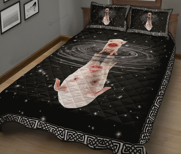 Pig Quilt Bed Set