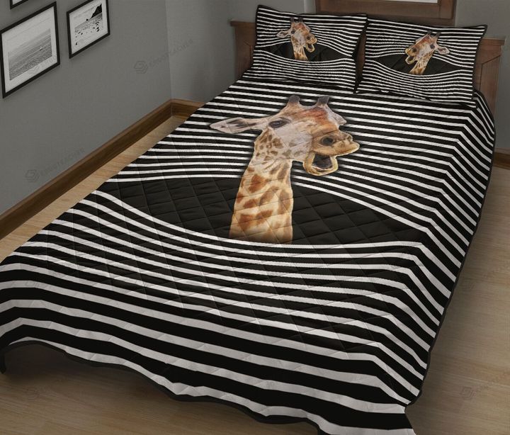 Giraffe Streaky Style  Quilt Bed Sheets Spread  Duvet Cover Bedding Sets