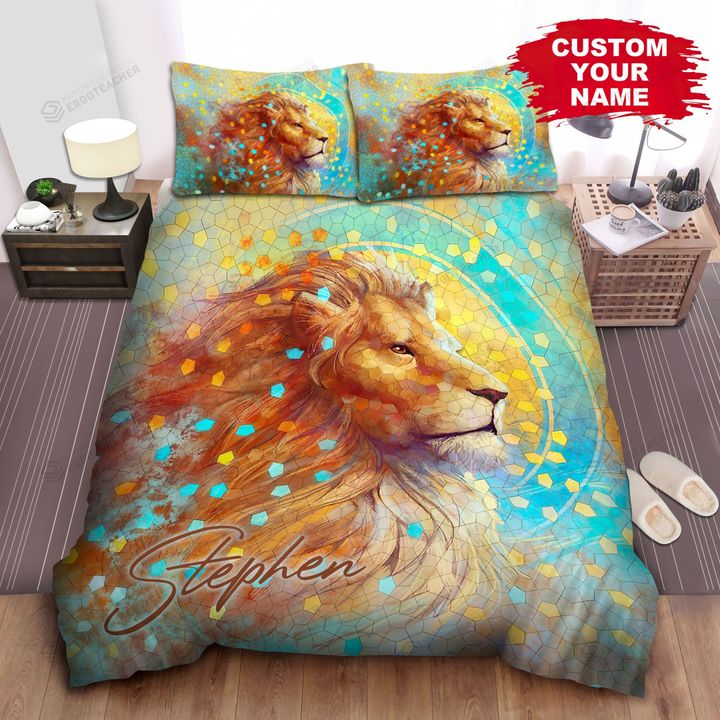 Carving Lion Painting Bed Sheets Spread  Duvet Cover Bedding Sets