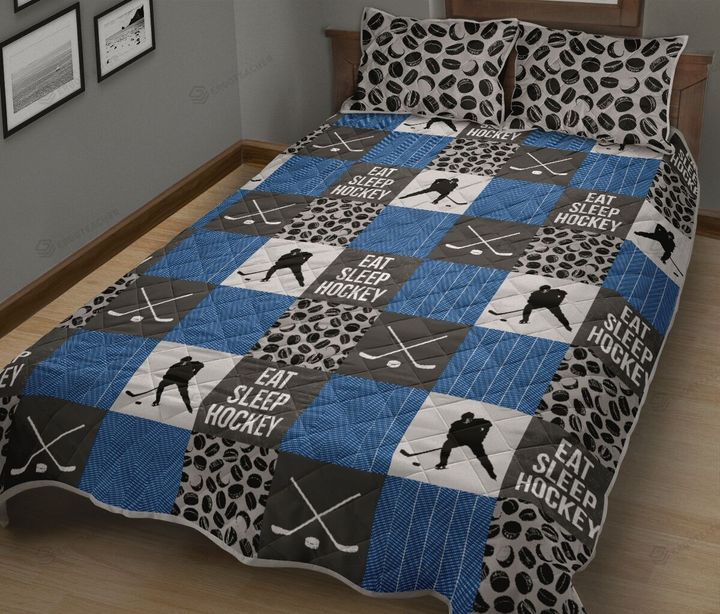 Eat Sleep Karate Quilt Bed Set