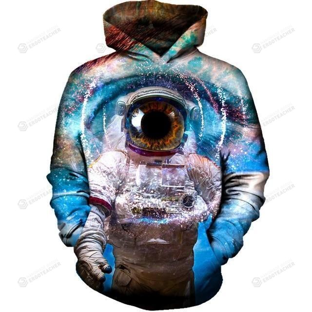Astronaut Eye 3D All Over Print Hoodie, Or Zip-up Hoodie