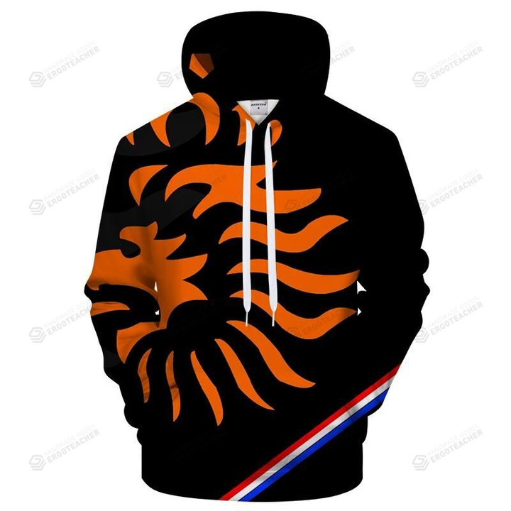 Netherlands Logo 3D All Over Print Hoodie, Or Zip-up Hoodie