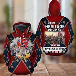 Southern Sorry If My Heritage Offends You 3D All Over Print Hoodie, Or Zip-up Hoodie