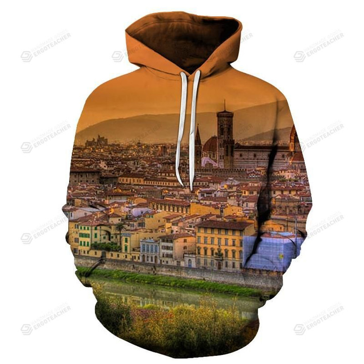 Florence Italy 3D All Over Print Hoodie, Or Zip-up Hoodie
