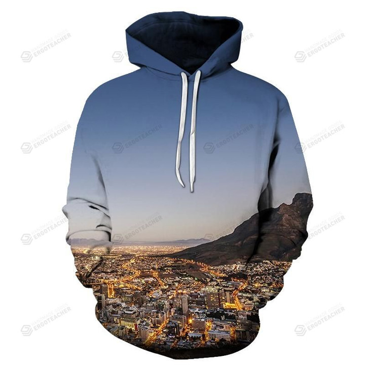 Cape Town 3D All Over Print Hoodie, Or Zip-up Hoodie