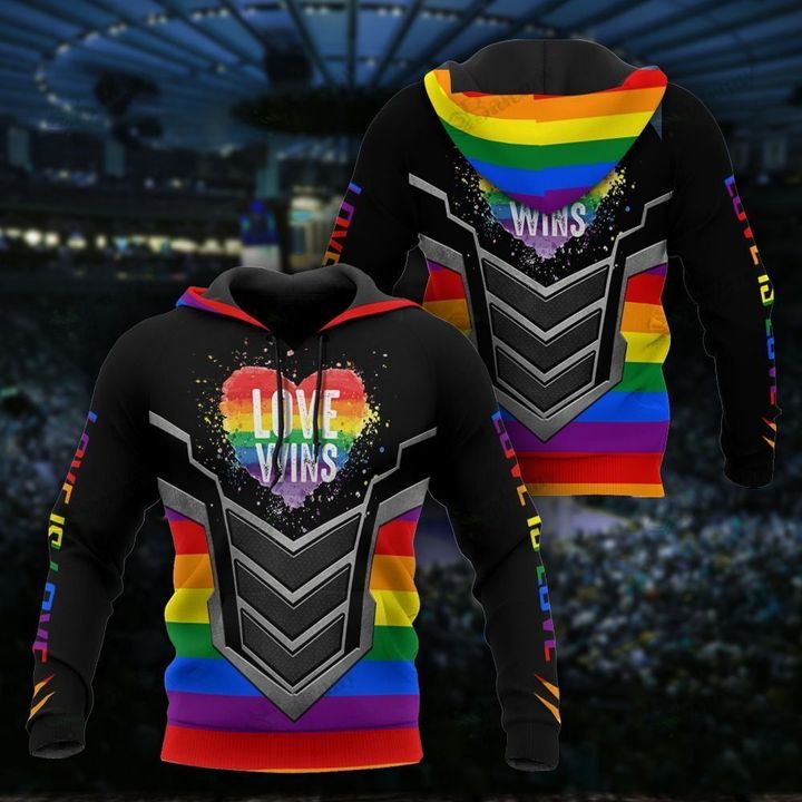 LGBT Love Wins 3D All Over Print Hoodie, Or Zip-up Hoodie