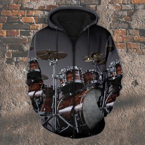Drummer 3D All Over Print Hoodie, Or Zip-up Hoodie