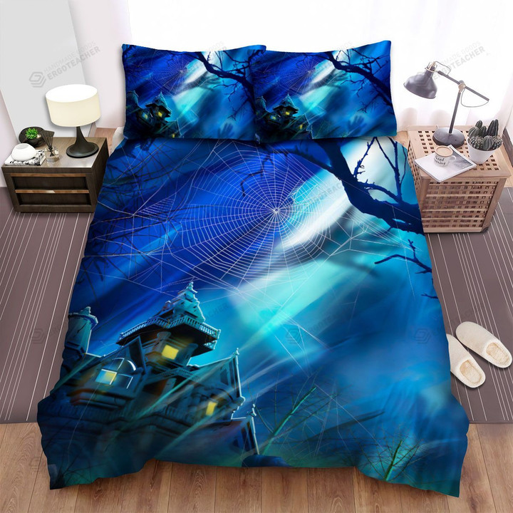 Spider, Halloween,  Hands On The Sky  Bed Sheets Spread Duvet Cover Bedding Sets