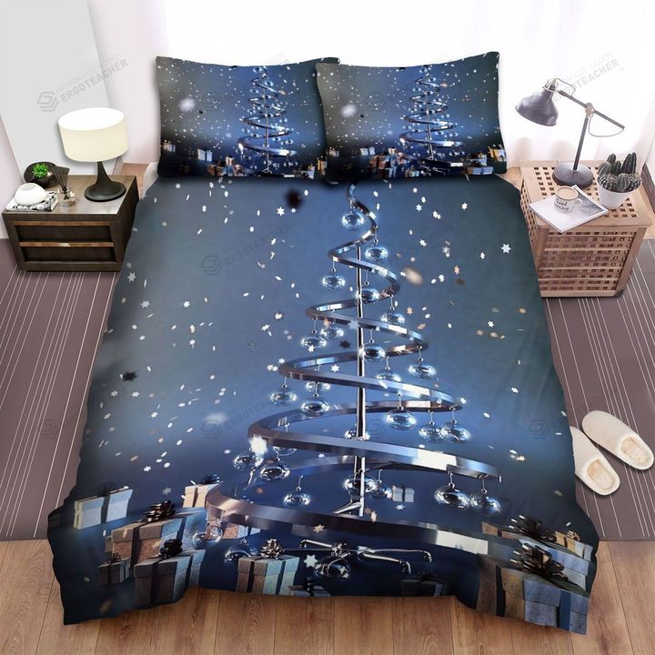 The Christmas Tree Of Metal Bed Sheets Spread Duvet Cover Bedding Sets