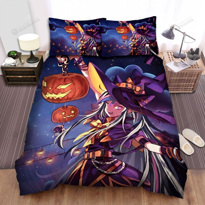 Halloween, Witch, Pumpkin Halloween The Toy Bed Sheets Spread Duvet Cover Bedding Sets