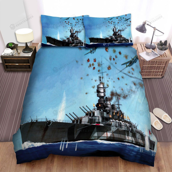 Frigate, The Airforce Attacking Bed Sheets Spread Duvet Cover Bedding Sets