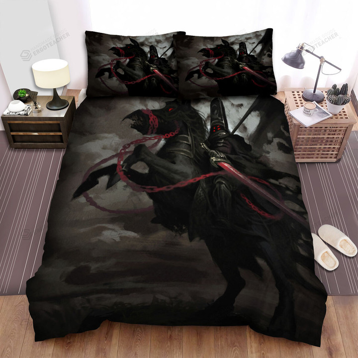 The Dark Abyss Knight Bed Sheets Spread Duvet Cover Bedding Sets