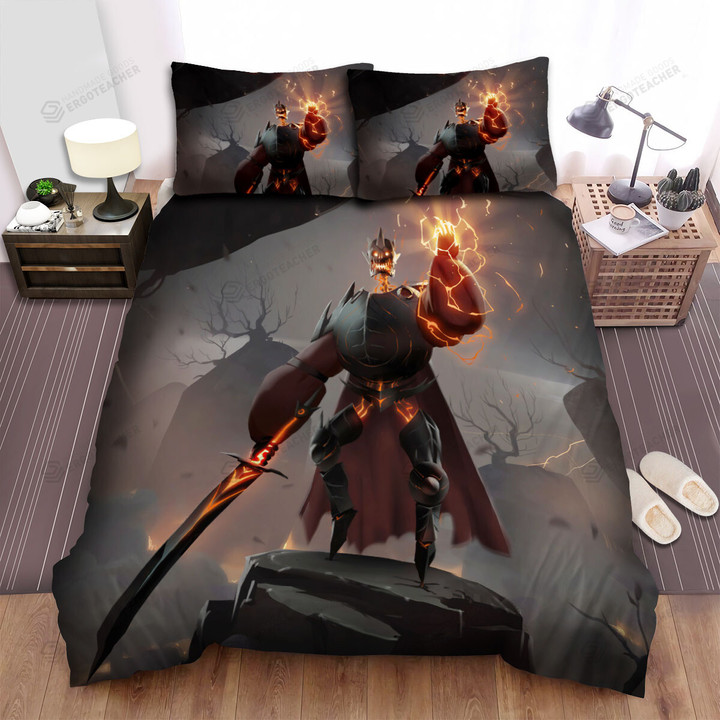 The Thunder Knight 3d Illustration Bed Sheets Spread Duvet Cover Bedding Sets