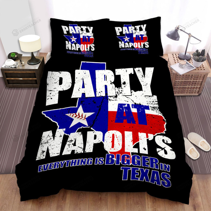 Texas Party At Napoli's Bed Sheets Spread  Duvet Cover Bedding Sets