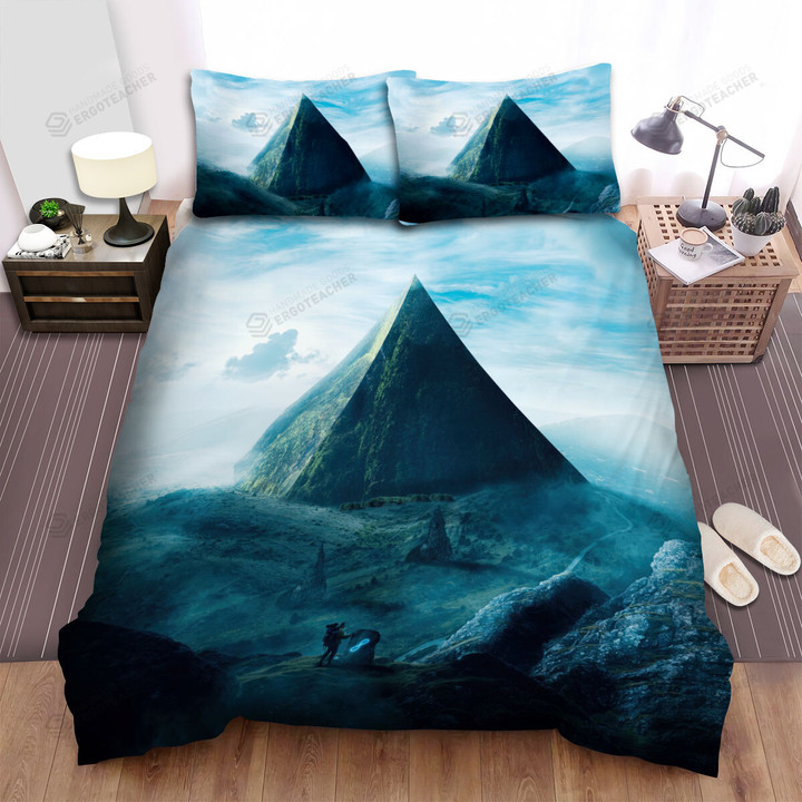 Great Pyramid Of Giza Fantasy Forest Bed Sheets Spread  Duvet Cover Bedding Sets