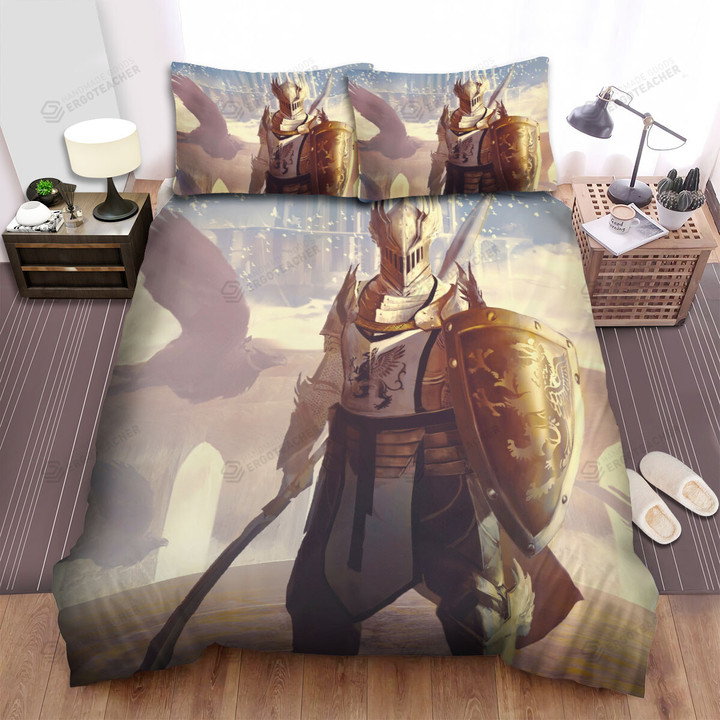 The Gryphon Knight Artwork Bed Sheets Spread Duvet Cover Bedding Sets