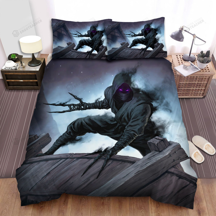 The Shadow Ninja Artwork Bed Sheets Spread Duvet Cover Bedding Sets