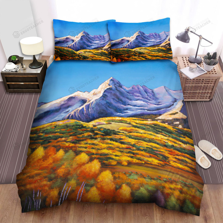 Colorado Rocky Mountain High Bed Sheets Spread  Duvet Cover Bedding Sets