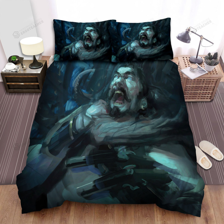 The Death Of A Pirate Art Painting Bed Sheets Spread Duvet Cover Bedding Sets