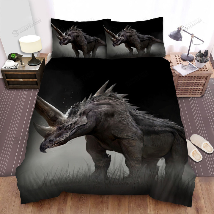 The Wildlife - The Rhinoceros Monster Bed Sheets Spread Duvet Cover Bedding Sets
