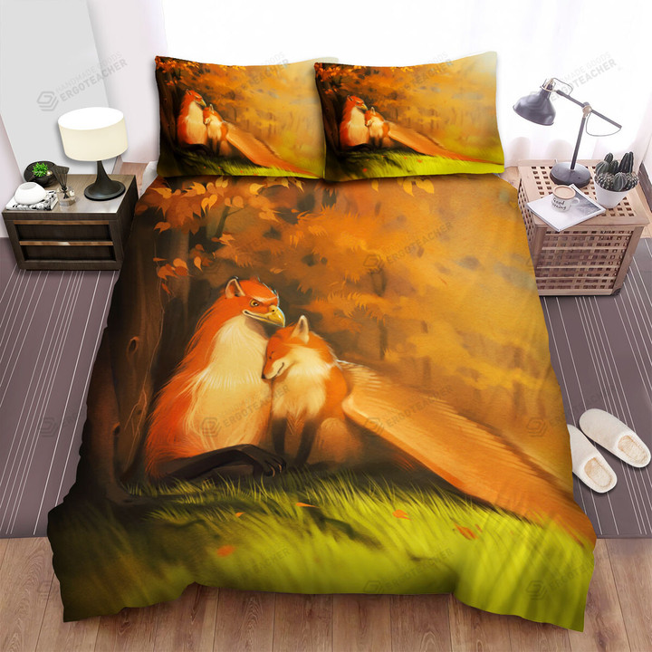 The Griffin And The Fox Bed Sheets Spread Duvet Cover Bedding Sets