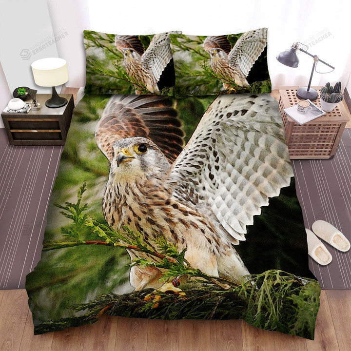 The Falcon On The Tree Bed Sheets Spread Duvet Cover Bedding Sets