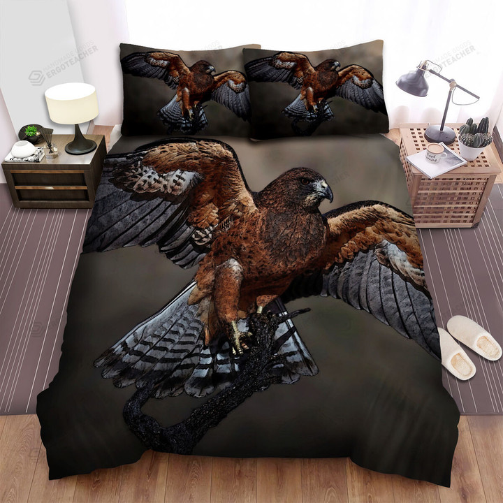The Falcon Spreading The Wings Bed Sheets Spread Duvet Cover Bedding Sets