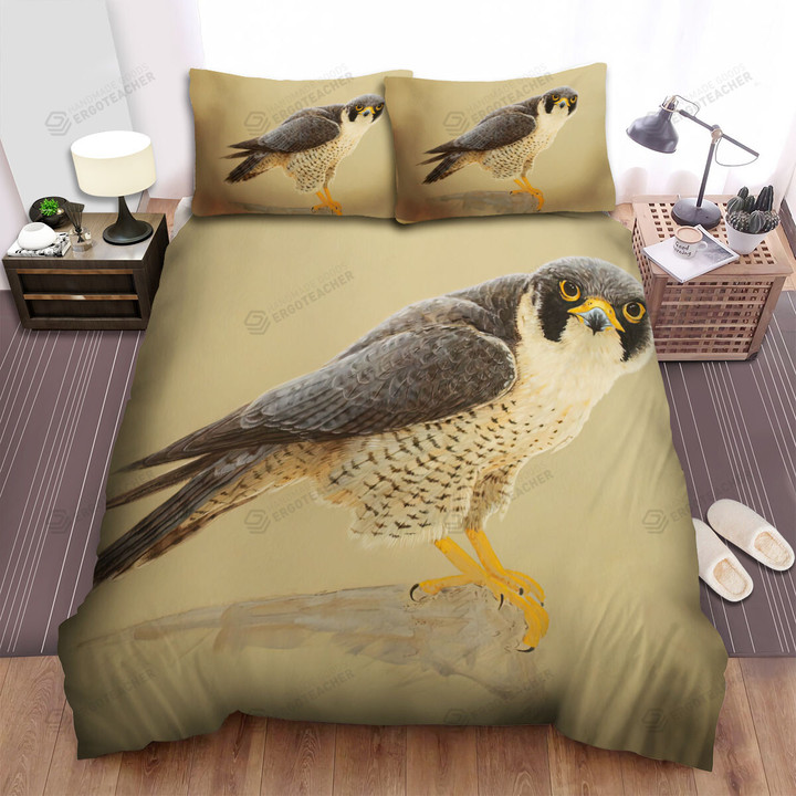 The Falcon Standing Horizontal Art Bed Sheets Spread Duvet Cover Bedding Sets