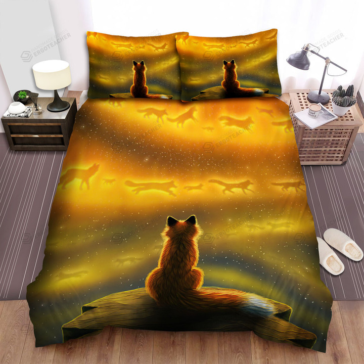 The Wild Animal - The Fox Seeing Art Bed Sheets Spread Duvet Cover Bedding Sets