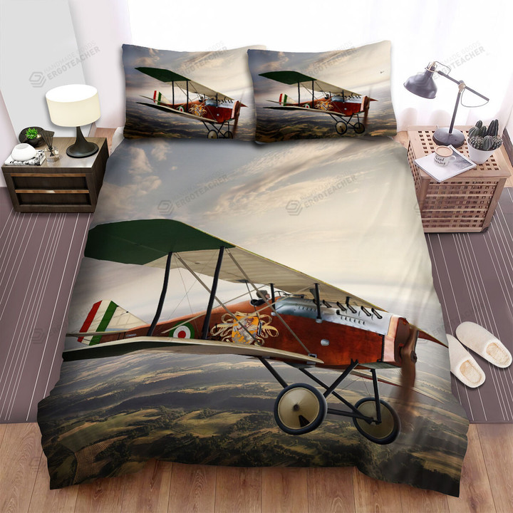 Ww1 Italian Aircraft - Berliner Joyce Oj 2 Wallpaper Bed Sheets Spread Duvet Cover Bedding Sets