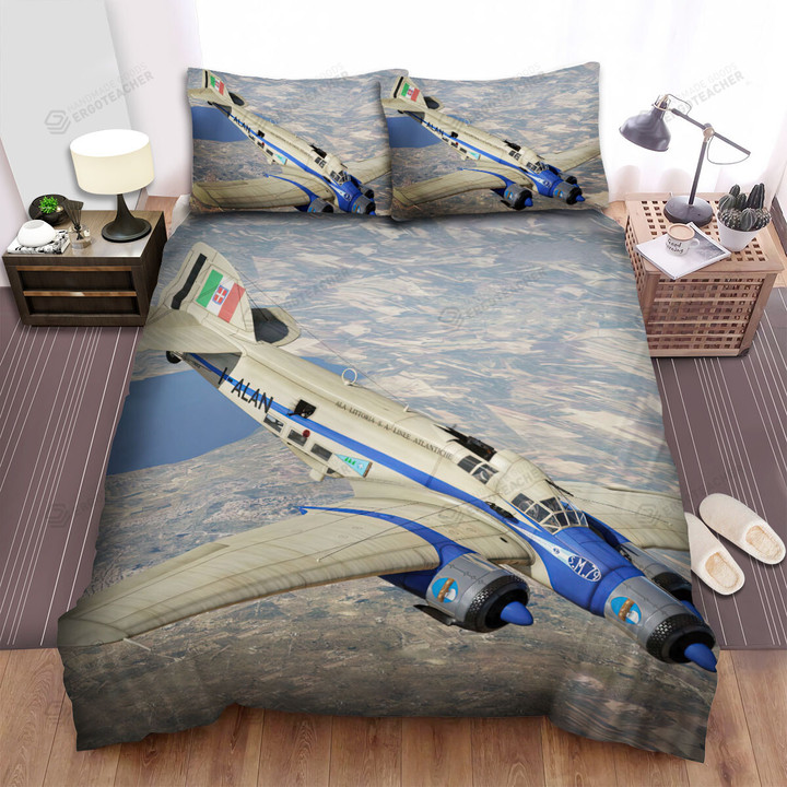 Ww2 The Italian Aircraft -  Sm79 Bomber Skin Bed Sheets Spread Duvet Cover Bedding Sets