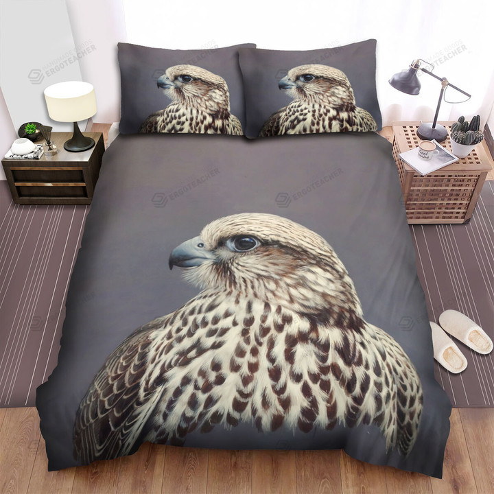 The Hunting Bird - The Portrait Of A Falcon Bed Sheets Spread Duvet Cover Bedding Sets