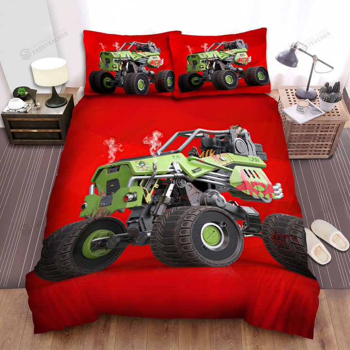 Zombie Apocalypse Monster Truck 3d Model Bed Sheets Spread Duvet Cover Bedding Sets