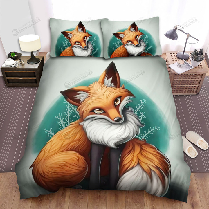 The Wildlife - The Fox Looking At You Bed Sheets Spread Duvet Cover Bedding Sets