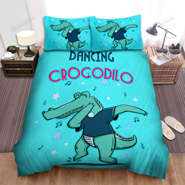 The Dance Of The Crocodile Bed Sheets Spread Duvet Cover Bedding Sets
