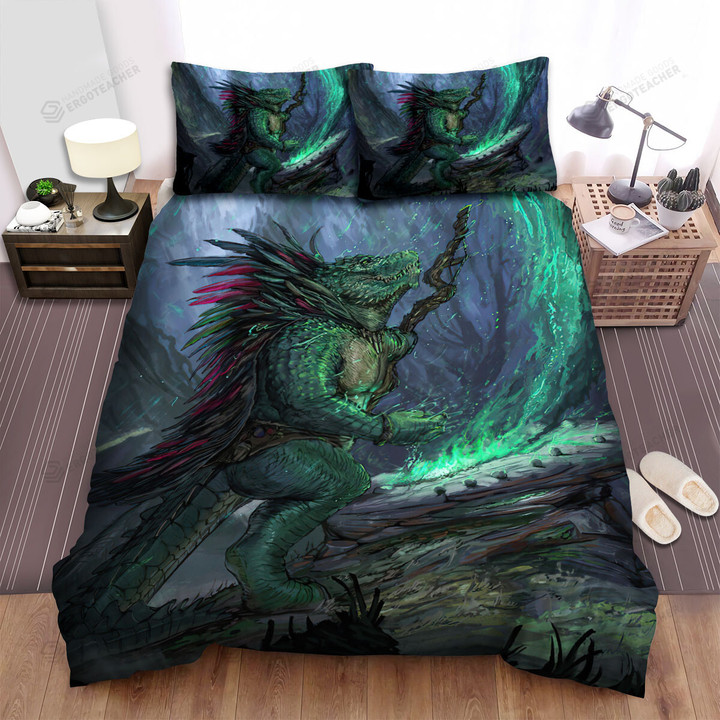 The Crocodile Moving In A Storm Bed Sheets Spread Duvet Cover Bedding Sets