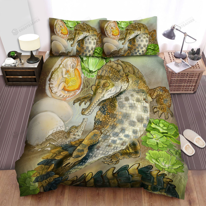 The Crocodile Circle Life Bed Sheets Spread Duvet Cover Bedding Sets