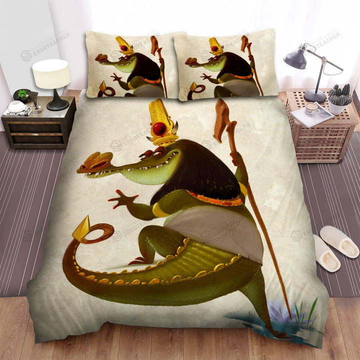 The Crocodile Queen Art Bed Sheets Spread Duvet Cover Bedding Sets