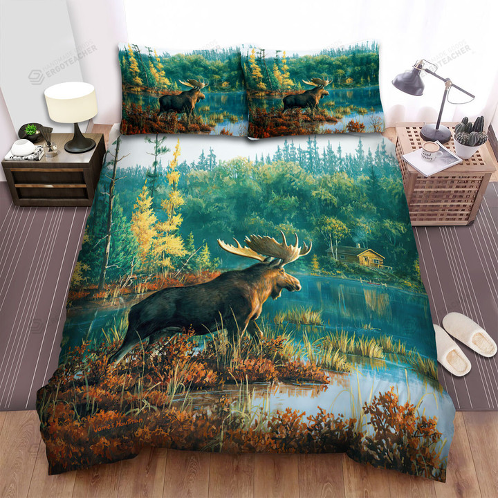 The Coming To The Water Bed Sheets Spread Duvet Cover Bedding Sets