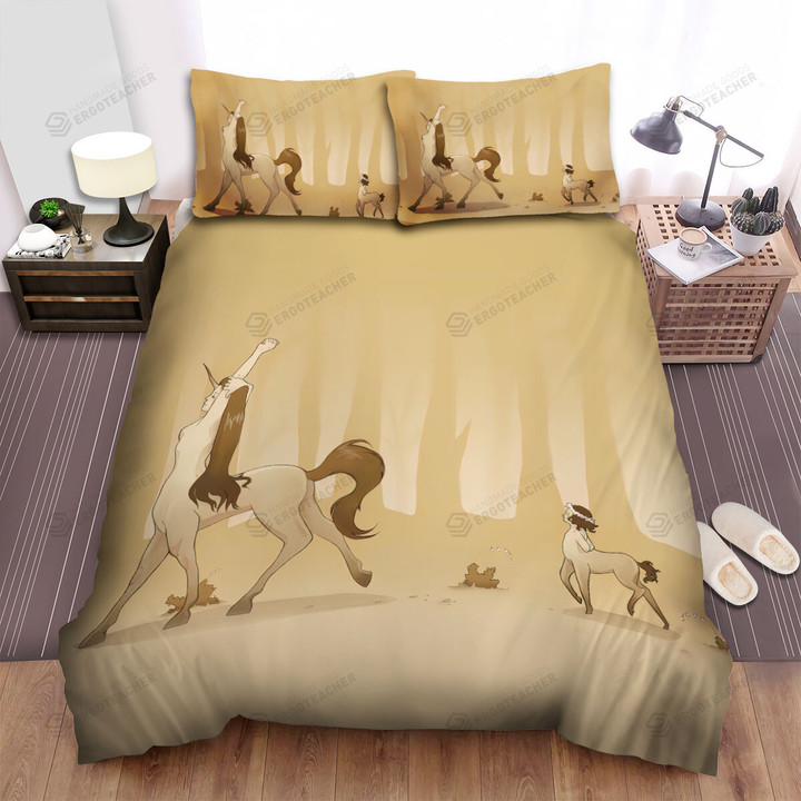 Centaur Mommy & Daughter Bed Sheets Spread Duvet Cover Bedding Sets
