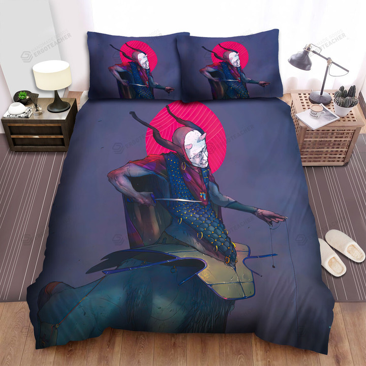 Centaur With Oni Face Artwork Bed Sheets Spread Duvet Cover Bedding Sets