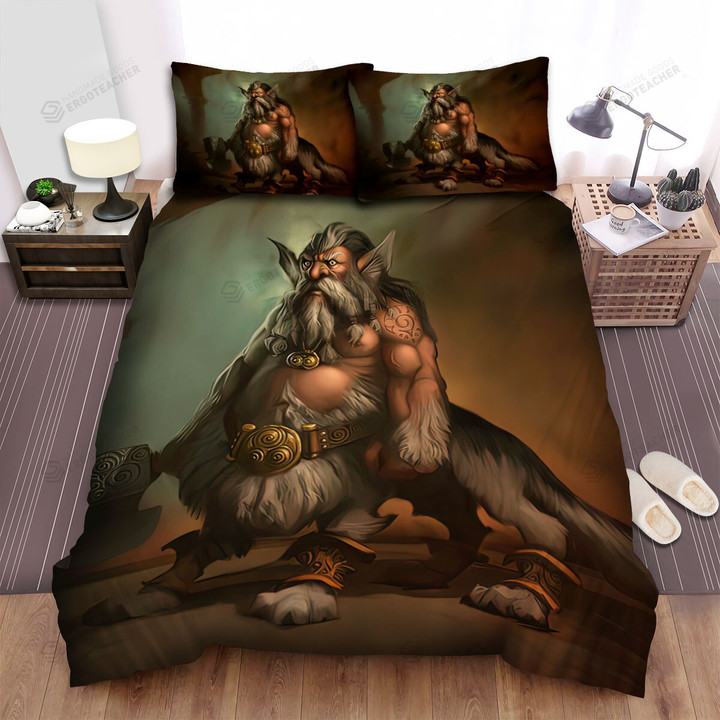 Centaur Dwarf Warrior Bed Sheets Spread Duvet Cover Bedding Sets