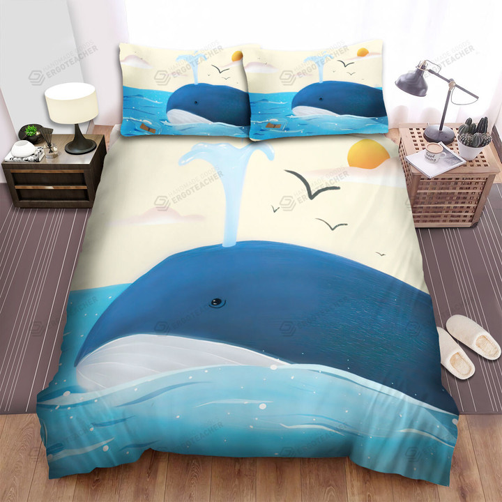 The Wild Animal - The Whale And The Letter Jar Bed Sheets Spread Duvet Cover Bedding Sets