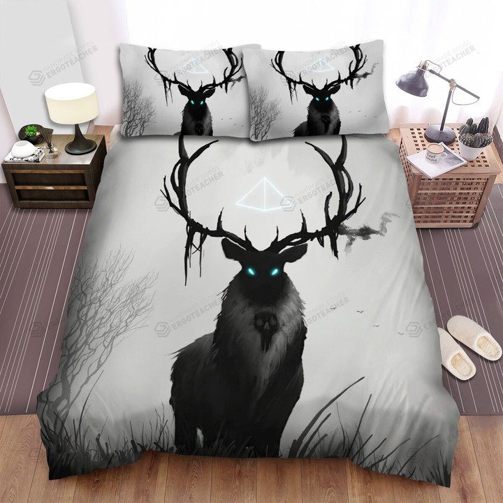 The Wild Animal - The Demon Deer Standing Bed Sheets Spread Duvet Cover Bedding Sets