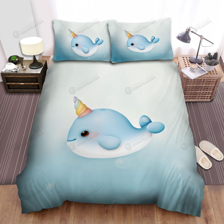 The Wild Animal - The Unicorn Whale Bed Sheets Spread Duvet Cover Bedding Sets